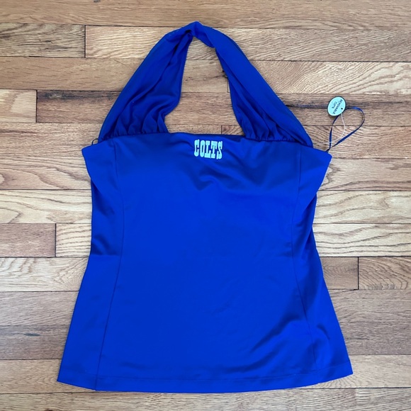 Indianapolis Colts Women’s NFL Halter Top - Size L - NWT - Picture 1 of 7
